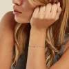 Bracelet Cœur D'amour Argent Blanc