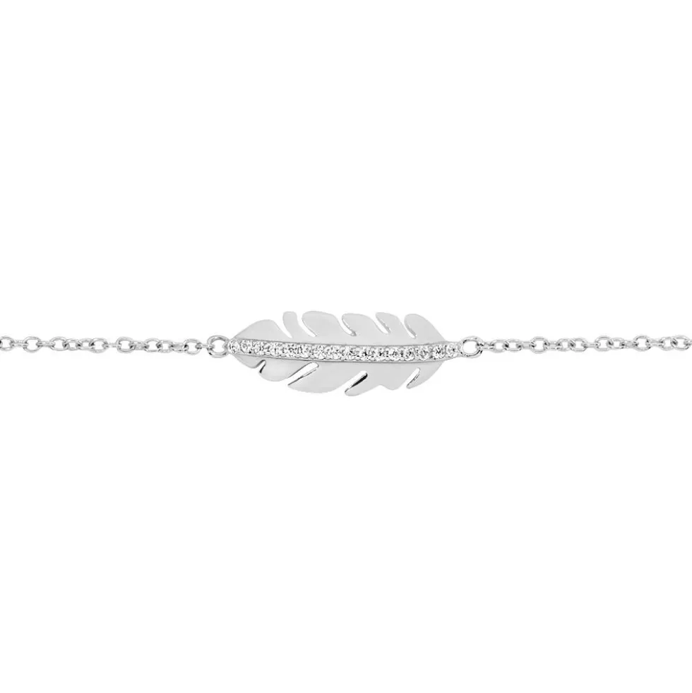 Bracelet Cynthia Argent Blanc Oxyde De Zirconium