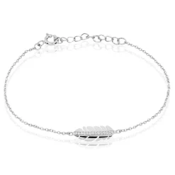 Bracelet Cynthia Argent Blanc Oxyde De Zirconium