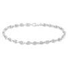 Bracelet Dami Maille Grain De Cafe Or Blanc