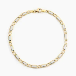 Bracelet Danae Plaquette Or Bicolore