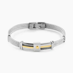 Bracelet Davilia Or Acier Bicolore