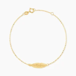 Bracelet Delphinium Or Jaune