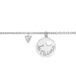 Bracelet Denzel Argent Blanc Oxyde De Zirconium