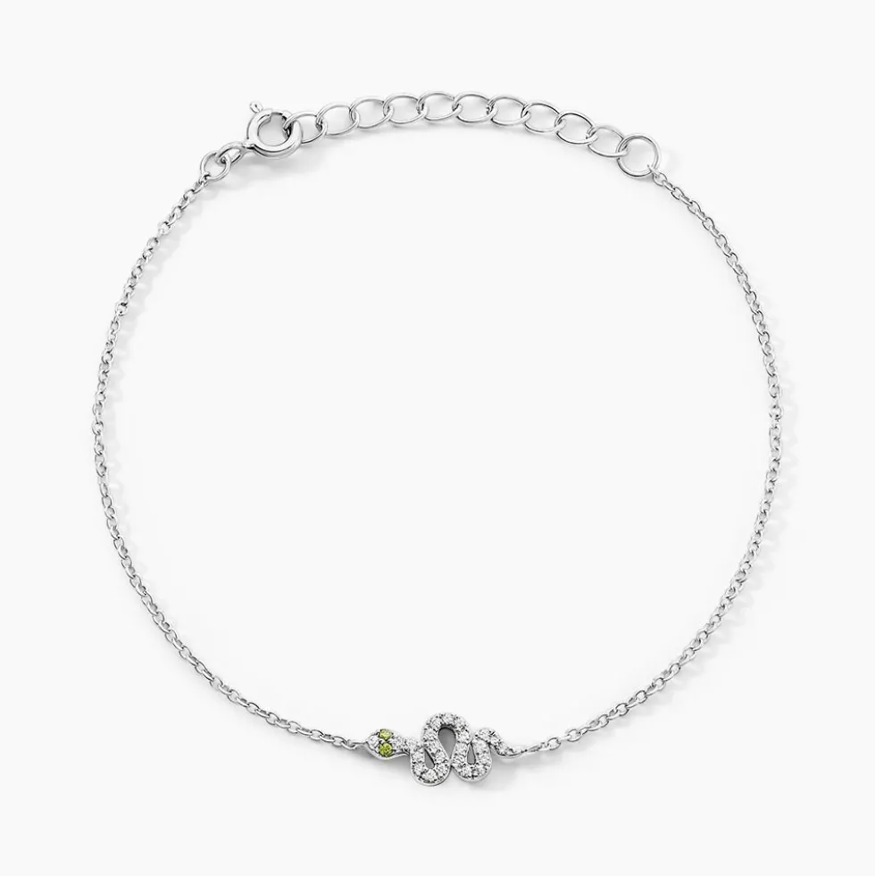Bracelet Desert Argent Blanc Oxyde De Zirconium