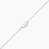 Bracelet Dhyana Argent Blanc Oxyde De Zirconium