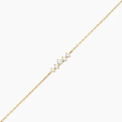 Bracelet Dipak Or Jaune Oxyde De Zirconium