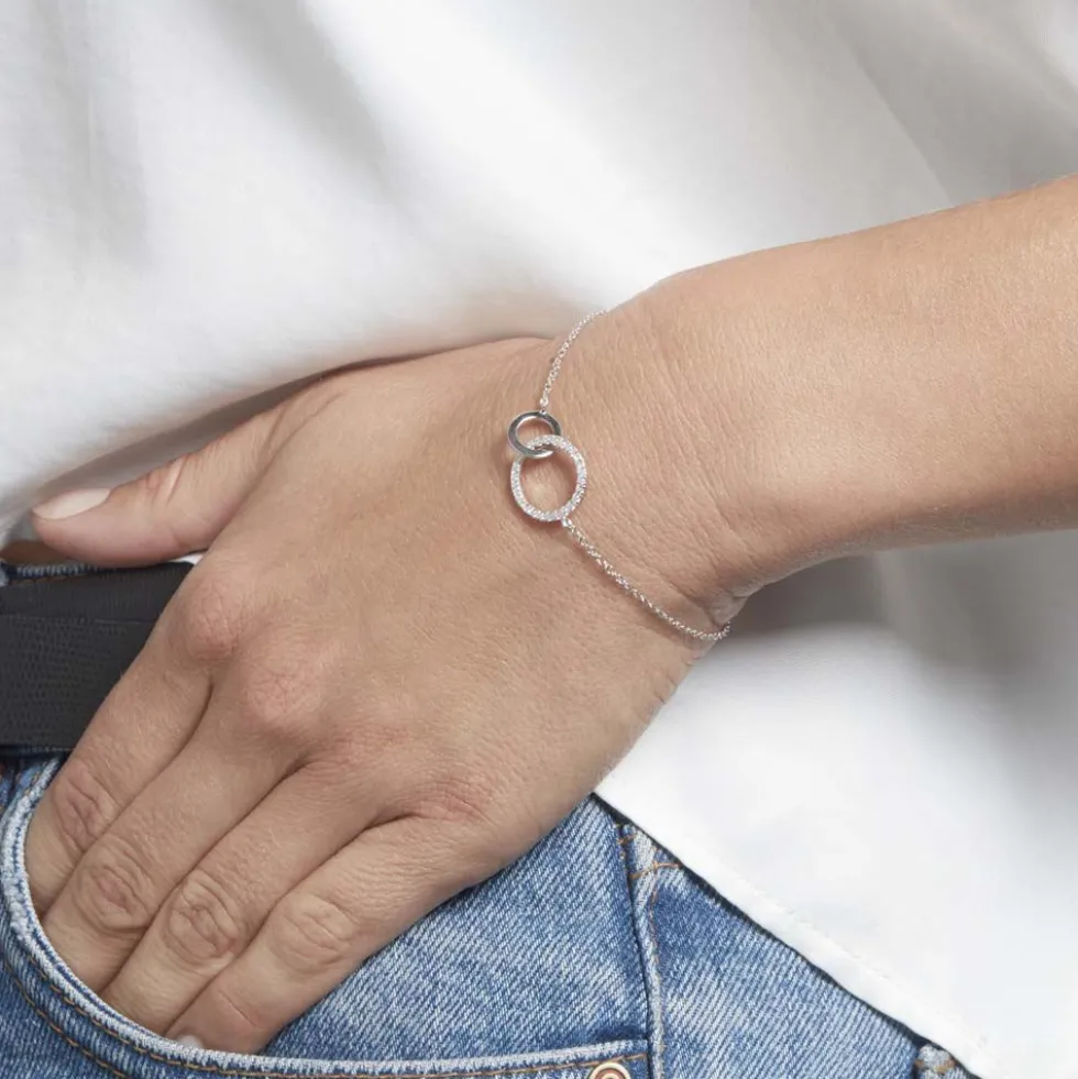 Bracelet Dita Argent Blanc Oxyde De Zirconium