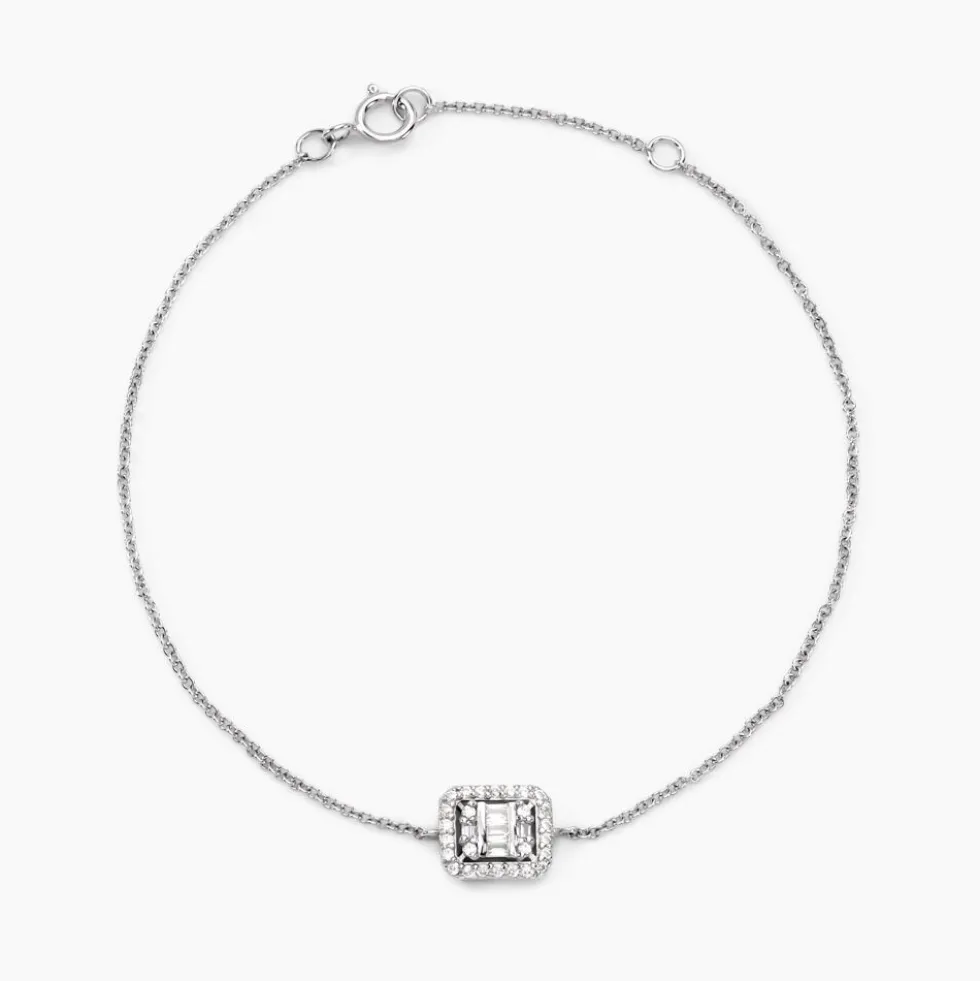 Bracelet Dodie Or Blanc Oxyde De Zirconium