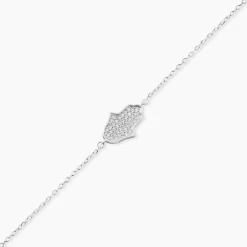 Bracelet Dorothea Argent Blanc Oxyde De Zirconium