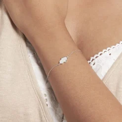 Bracelet Dorothea Argent Blanc Oxyde De Zirconium
