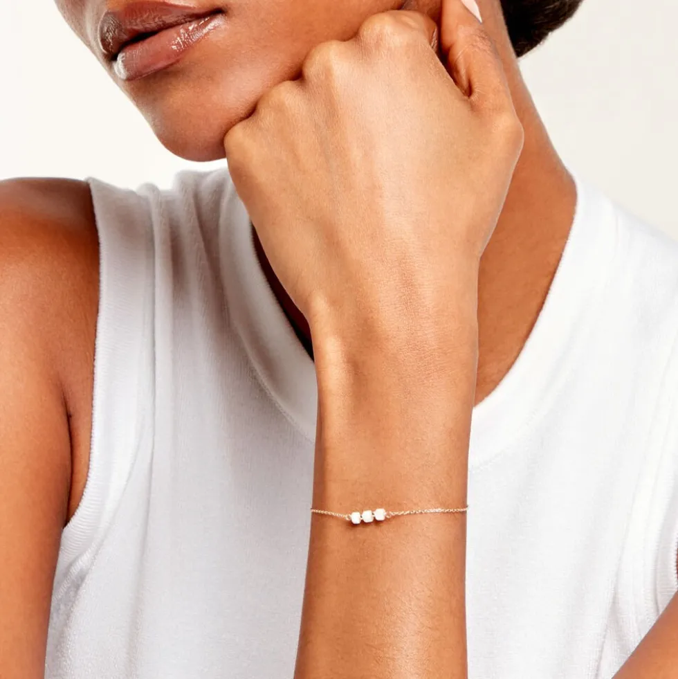 Bracelet Ean Or Jaune Nacre