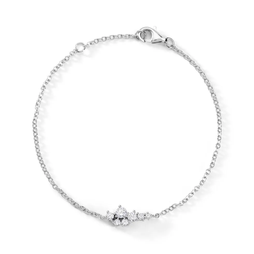 Bracelet Eden Argent Blanc Oxyde De Zirconium