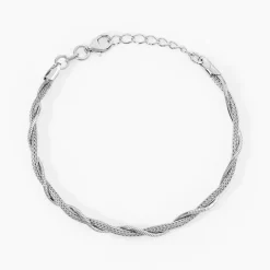 Bracelet Edlineae Argent Blanc