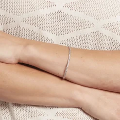 Bracelet Edlineae Argent Blanc