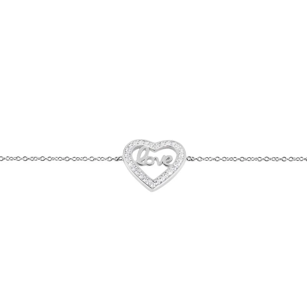 Bracelet Elansa Argent Blanc Oxyde De Zirconium