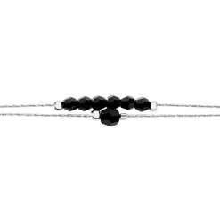 Bracelet Elisane Argent Blanc Pierre De Synthese