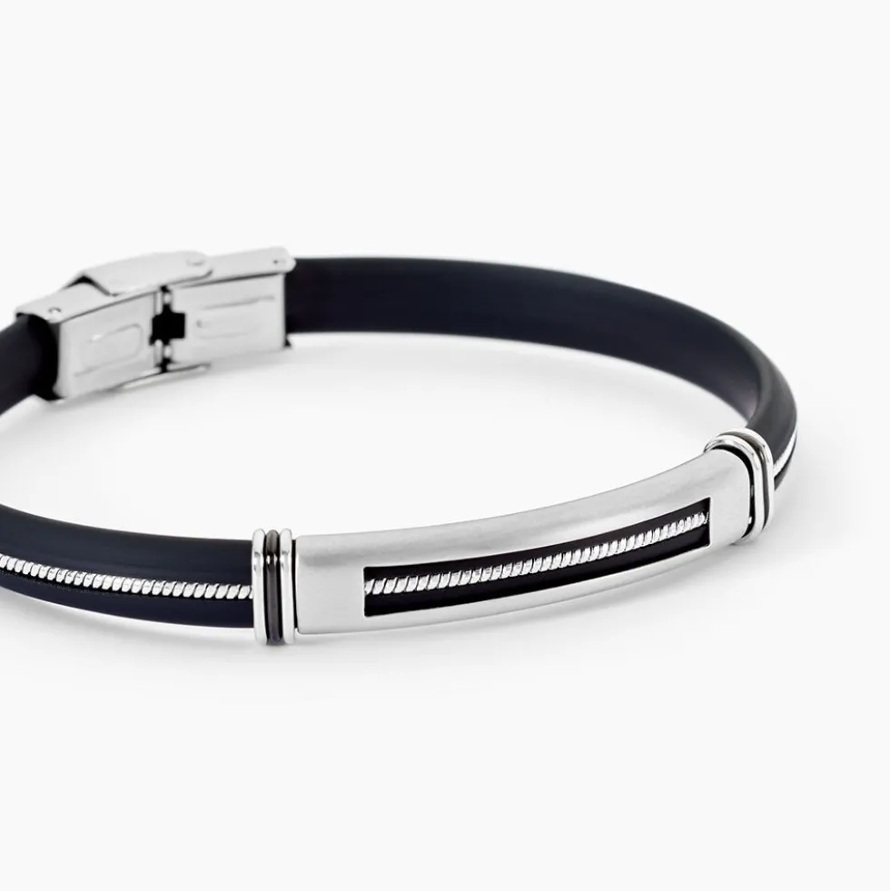 Bracelet Ellis Acier Blanc