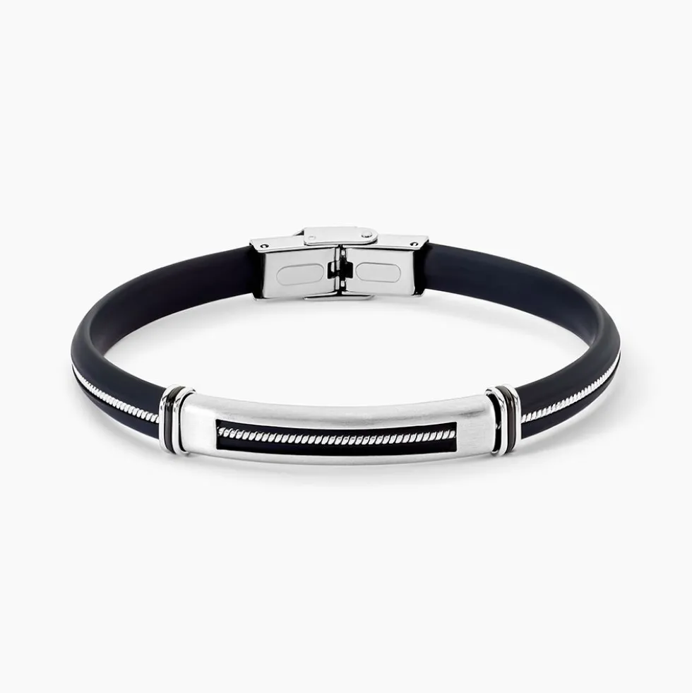 Bracelet Ellis Acier Blanc