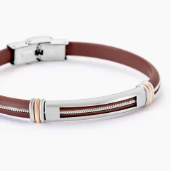 Bracelet Ellis Acier Blanc