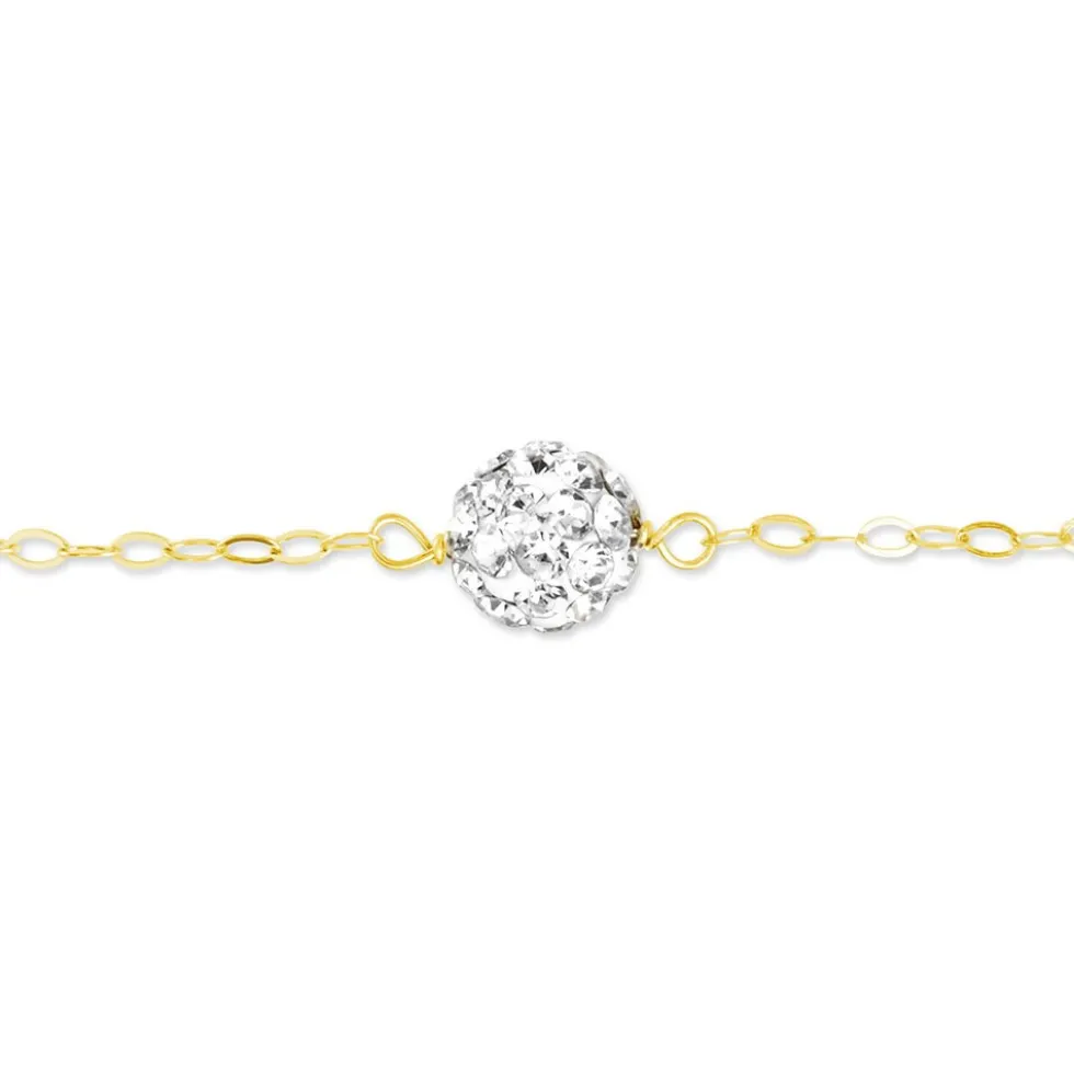 Bracelet Elyanah Or Jaune Strass