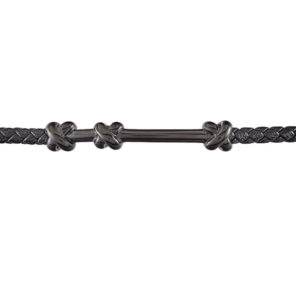 Bracelet Emilien Acier Noir