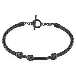 Bracelet Emilien Acier Noir