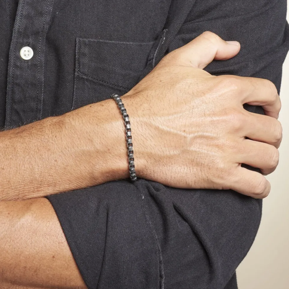 Bracelet Emrick Acier Gris