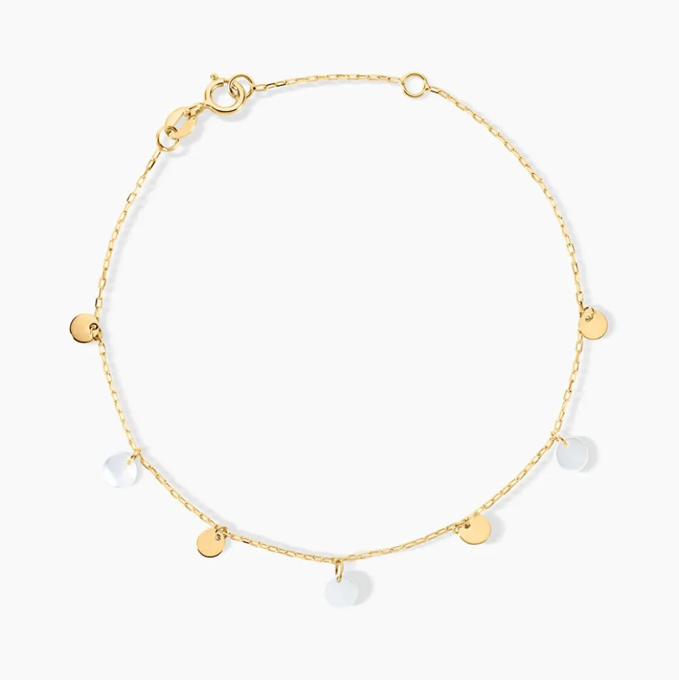 Bracelet Epurea Or Jaune Nacre