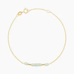 Bracelet Erdmann Or Jaune Aventurine