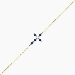 Bracelet Eser Or Jaune Oxyde De Zirconium