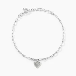 Bracelet Etincelante Argent Blanc