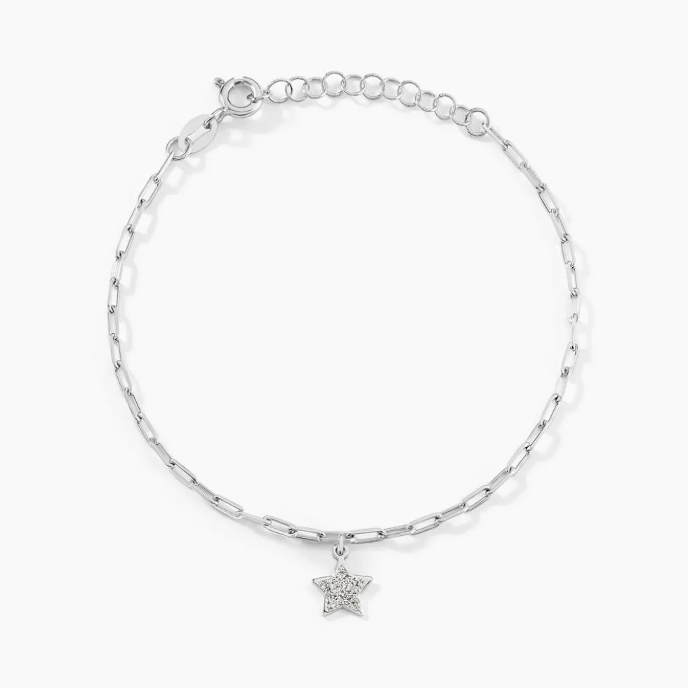 Bracelet Etincelante Argent Blanc