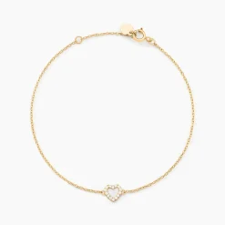 Bracelet Eufemia Or Jaune Oxyde De Zirconium