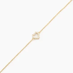 Bracelet Eufemia Or Jaune Oxyde De Zirconium
