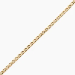 Bracelet Eunice Or Jaune Maille Marine