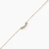 Bracelet Eva Acier Jaune Cristaux