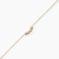 Bracelet Eva Acier Jaune Cristaux