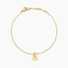 Bracelet Finesse Acier Jaune