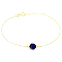 Bracelet Florica Or Jaune Lapis Lazuli