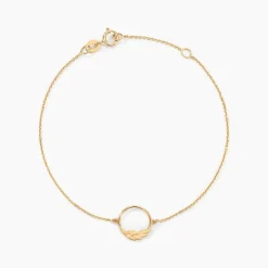 Bracelet Foliel Or Jaune