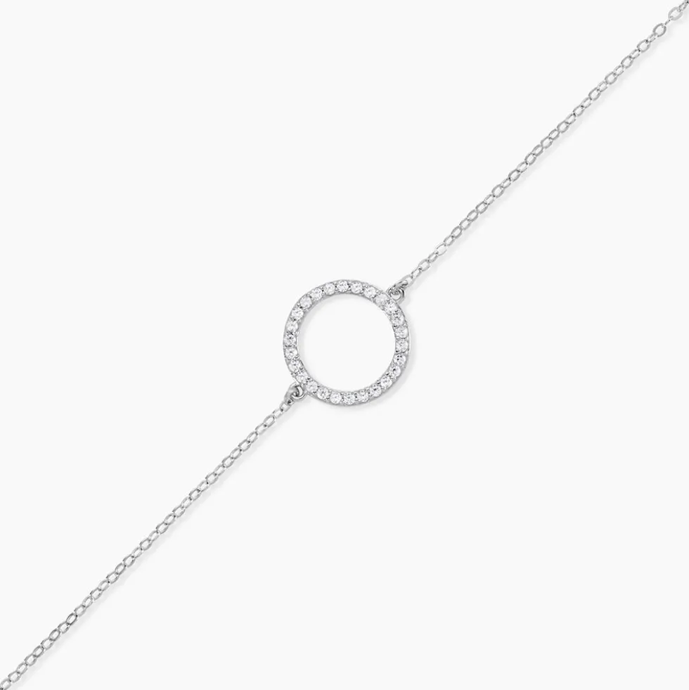 Bracelet Francesca Argent Blanc Oxyde De Zirconium