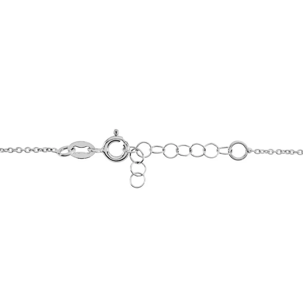 Bracelet Gaenor Argent Blanc