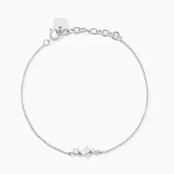 Bracelet Galla Argent Blanc Oxyde De Zirconium
