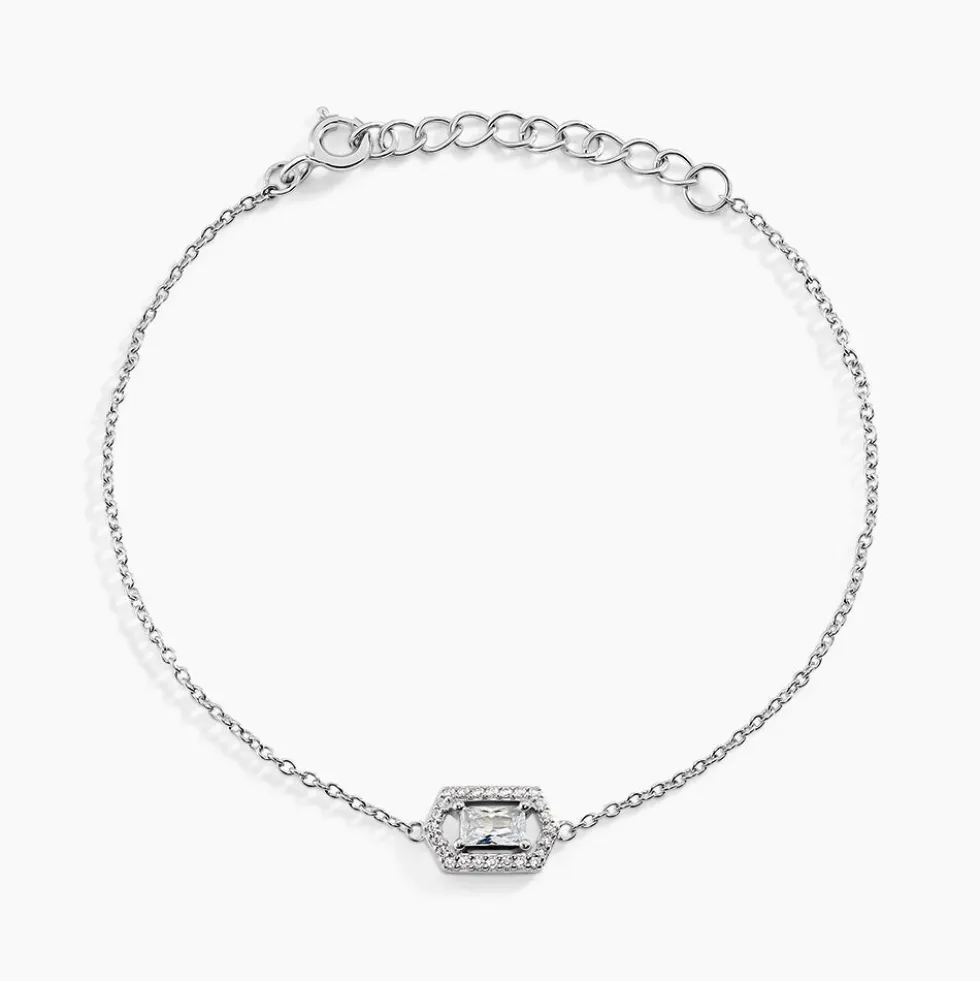 Bracelet Gia Argent Blanc Oxyde De Zirconium