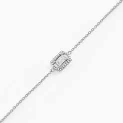 Bracelet Gia Argent Blanc Oxyde De Zirconium