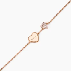 Bracelet Gloria Argent Rose Oxyde De Zirconium