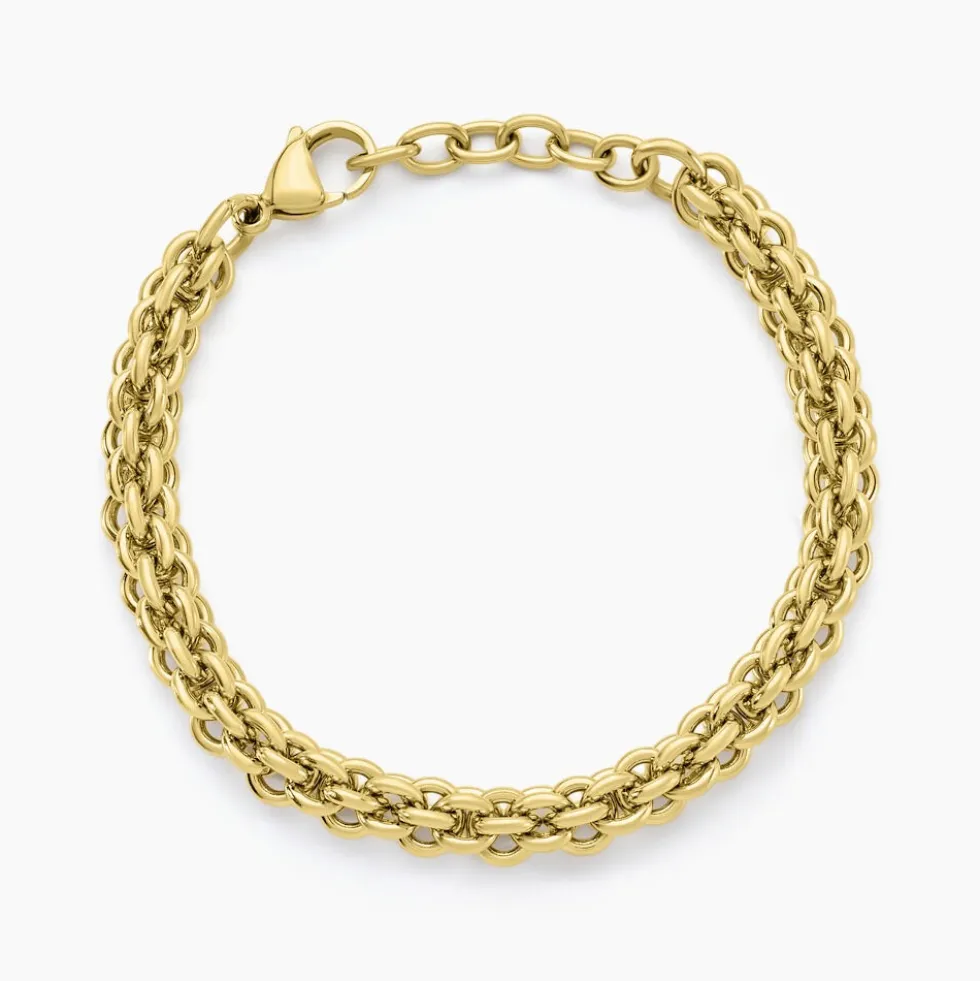 Bracelet Goa Acier Jaune