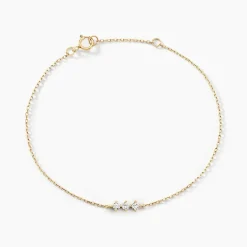 Bracelet Graziano Or Jaune Diamant Synthétique