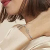 Bracelet Grethel Argent Blanc Turquoise
